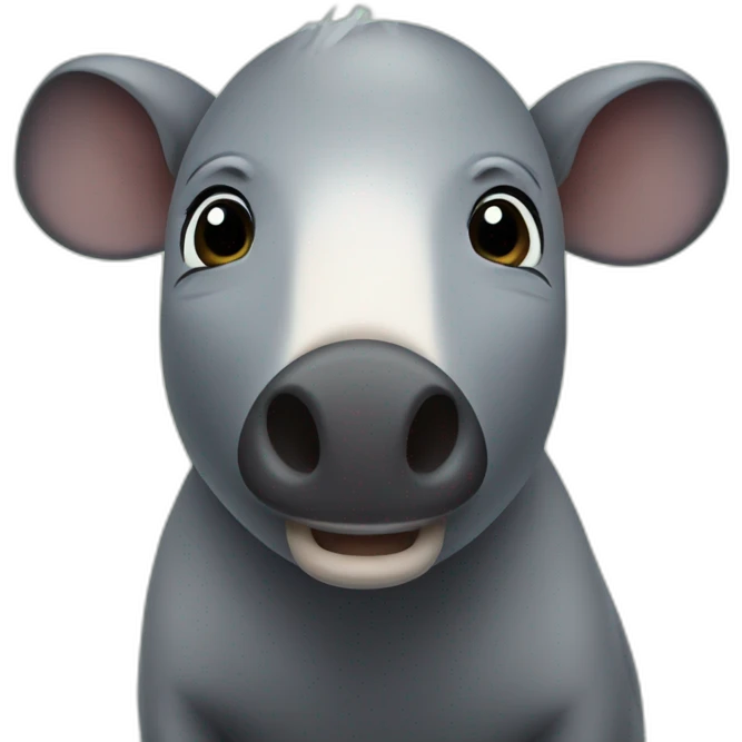 pretty tapir emoji