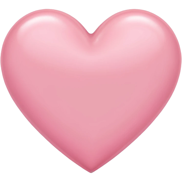 Light pink heart emoji