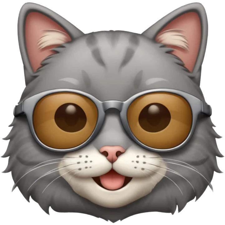 Cat wearing sunglasses emoji