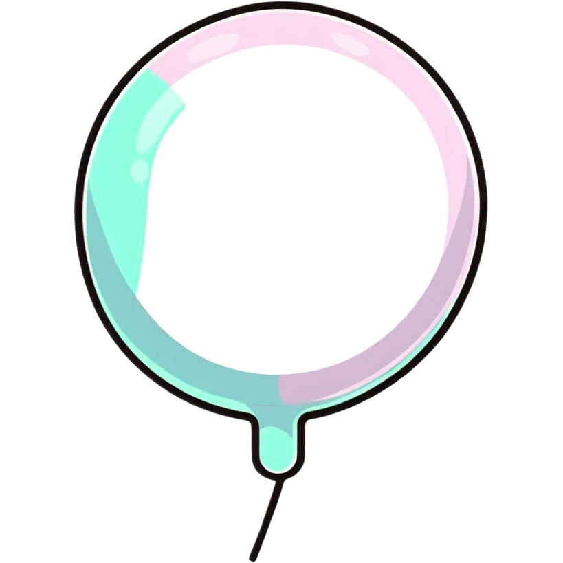 single bubble emoji