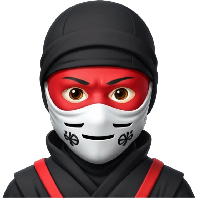 Ninja with MB written on it emoji