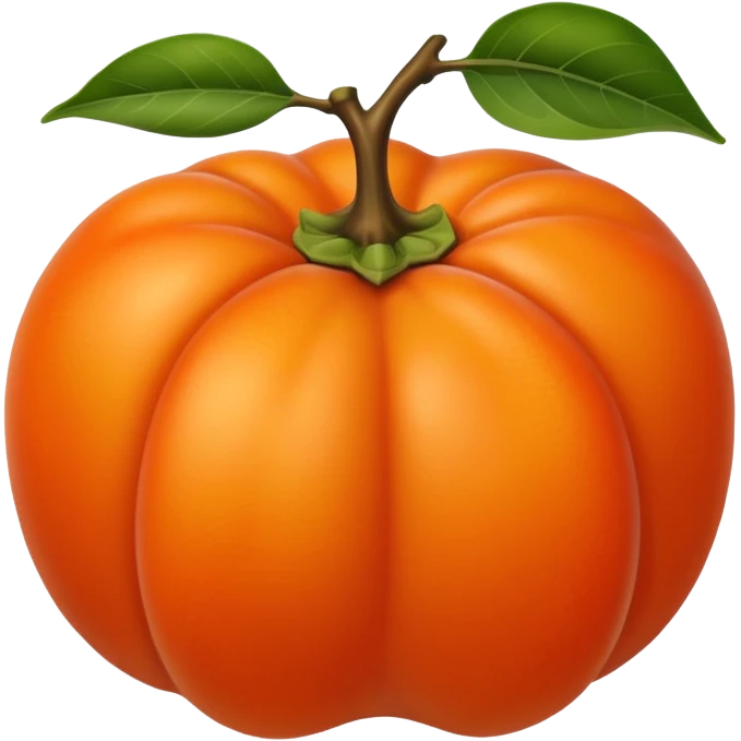 persimmon emoji
