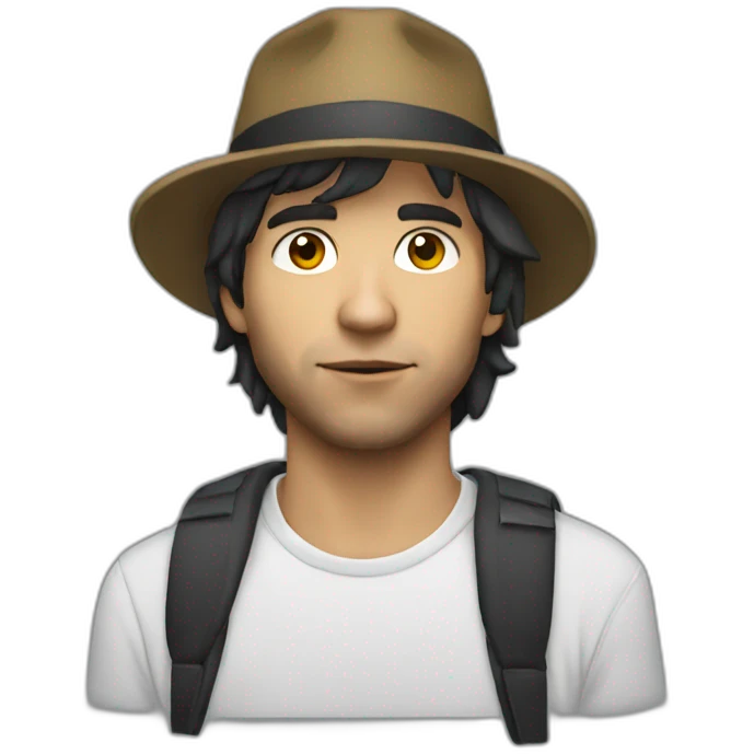 Orelsan with hat emoji