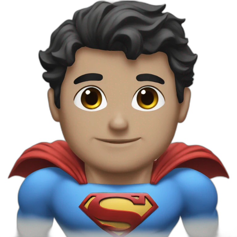 Superman with D emoji