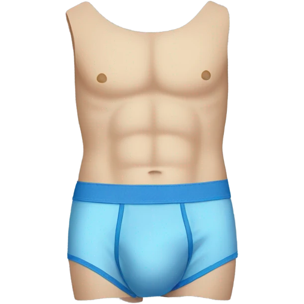Underwear blue emoji