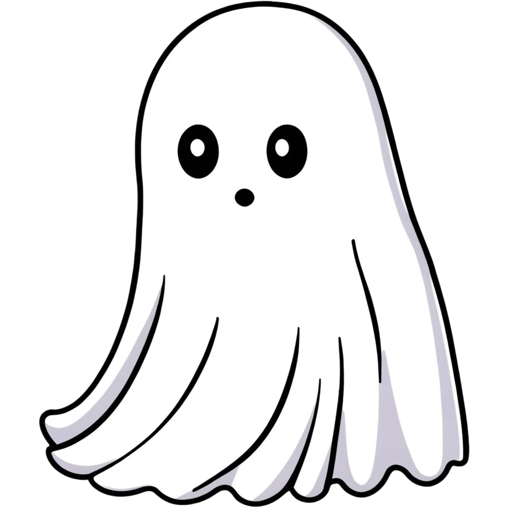 A cartoon face with crossed-out eyes and ghost leaving body emoji