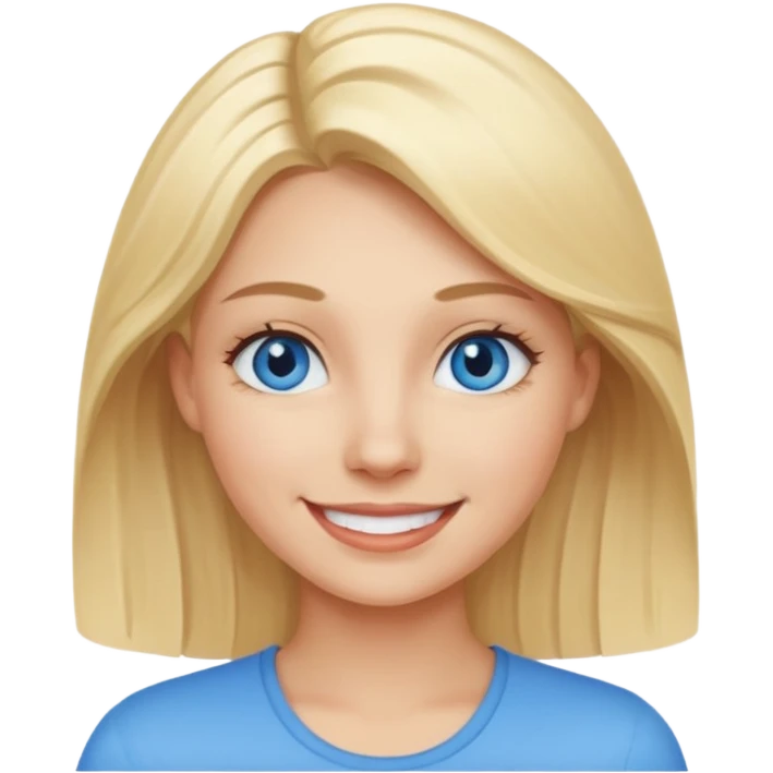 woman blonde emoji