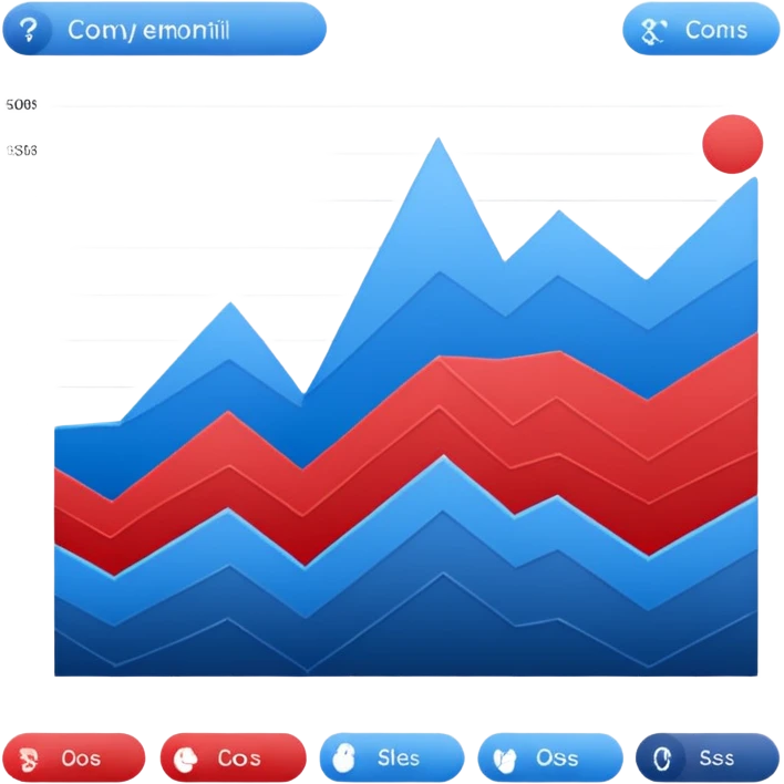  chart 98% blue 2% red emoji