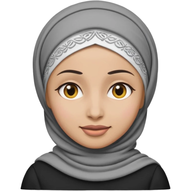 make her into emoji greyscale with tichel emoji