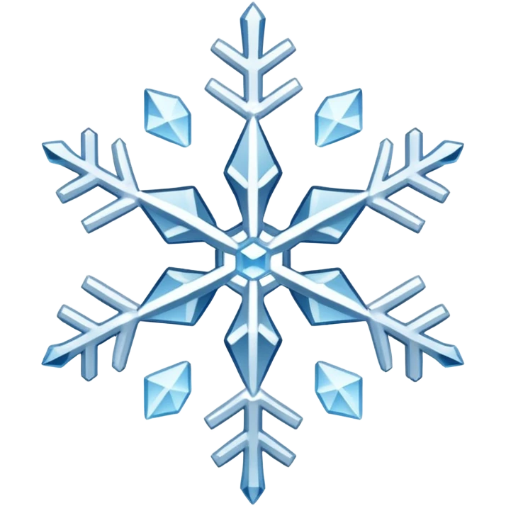snowflake white emoji