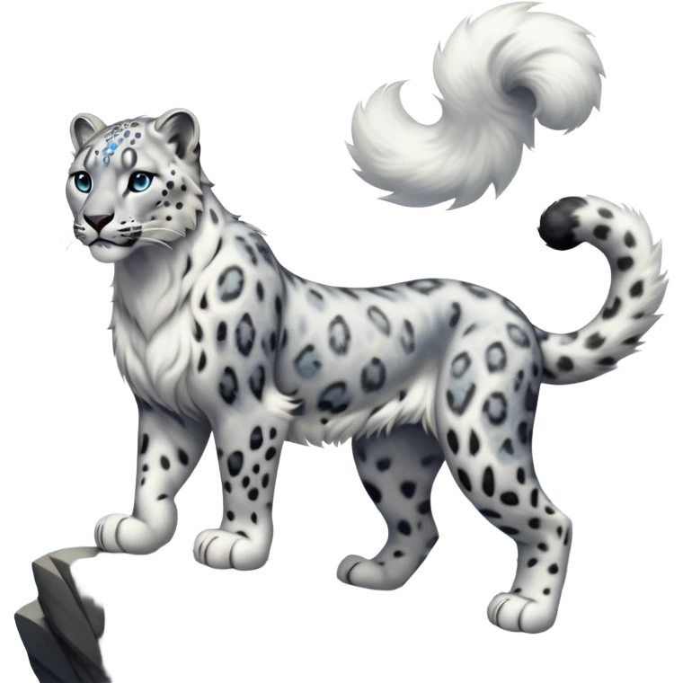 cinematic-snow-leopard-realistic-full-body-standing-emoji,-muscular-yet-graceful-body-balanced-on-rocky-cliffs,-long-fluffy-tail-swirling-behind,-head-tilted-dramatically,-thick-ghostly-white-fur-speckled-with-black-rosettes,-piercing-icy-blue-eyes,-simplified-yet-realistic-focused-features,-highly-detailed,-glowing-with-an-almost-sarcastic-glow emoji