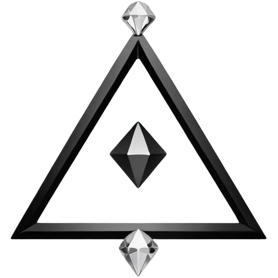 logo of 'Trap Capos' with minimalist design, stylized letters and a small diamond emoji