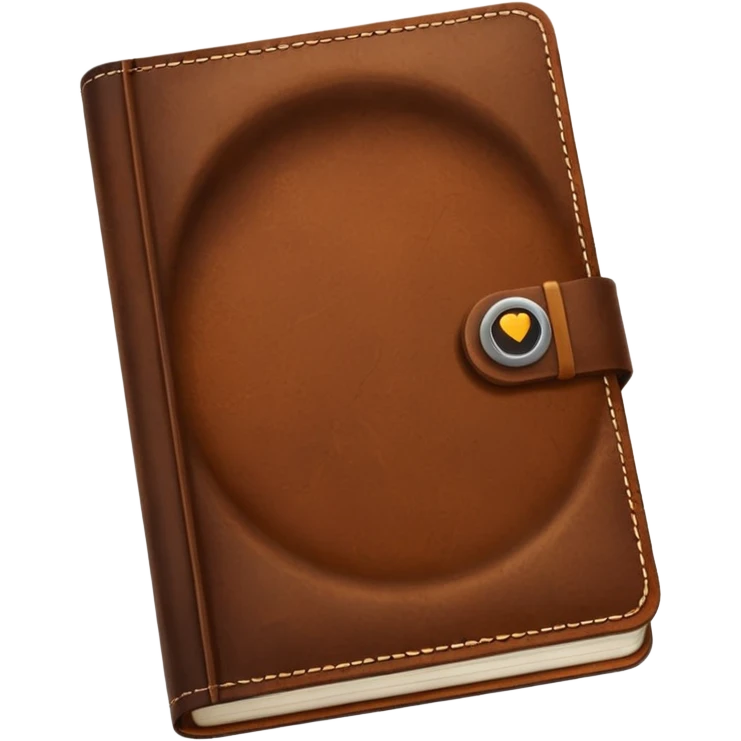 simple leather notebook emoji