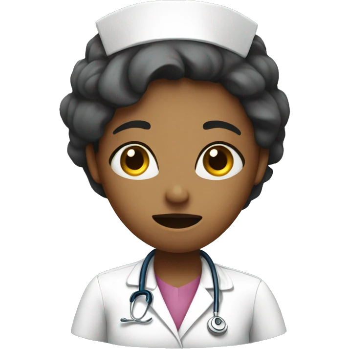 Stressed out nurse emoji