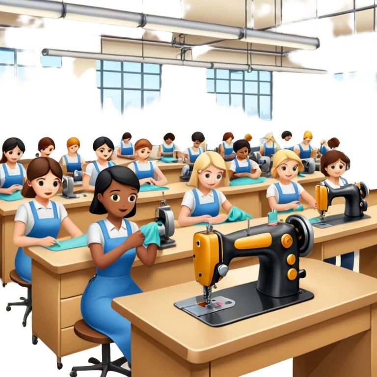 фабрика производства одежды  emoji