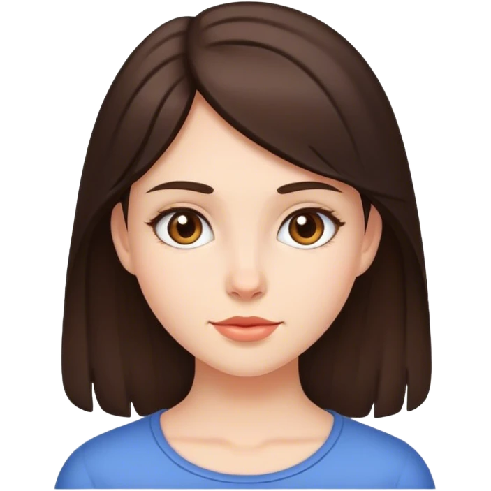 Wow!!! (brunette girl) emoji