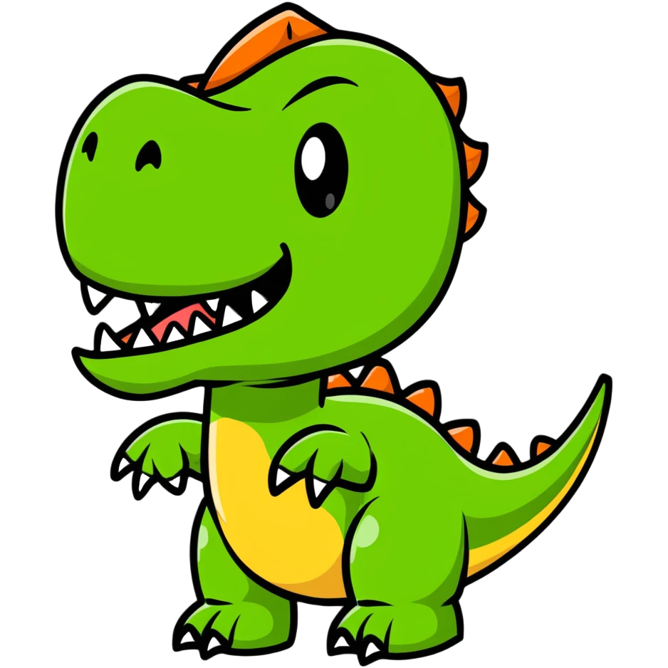 Dinosaurio enojado emoji