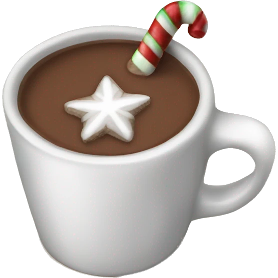 Christmas hot chocolate  emoji