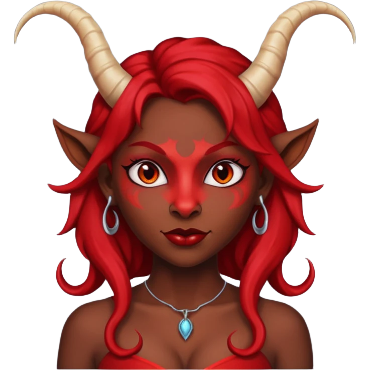 red vaoman devil  emoji