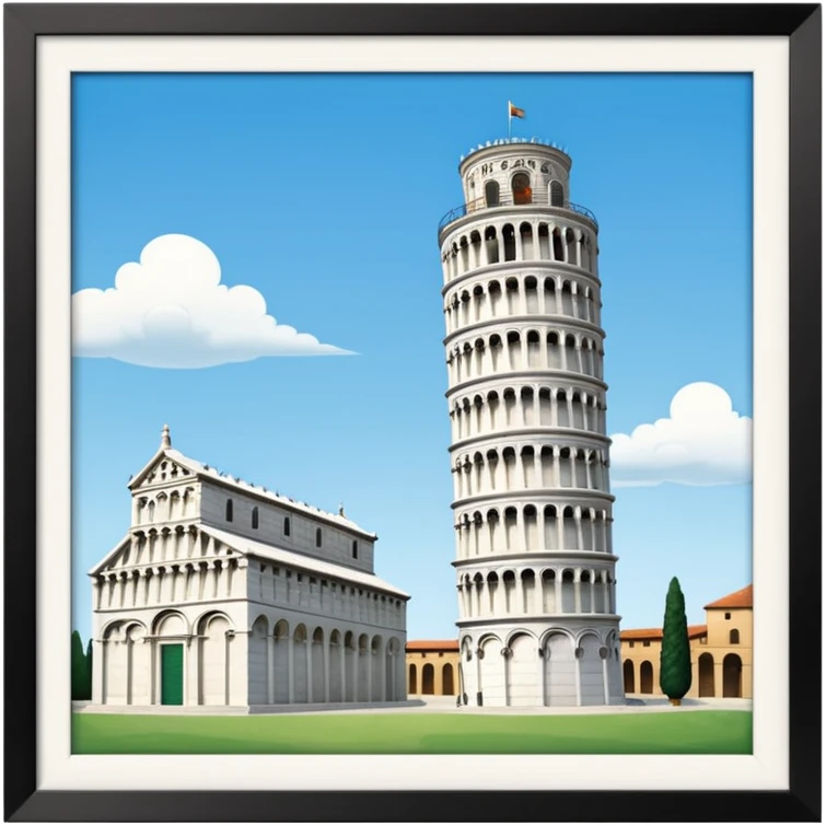 Pisa tower emoji