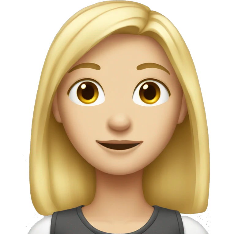 tall blonde girl  emoji