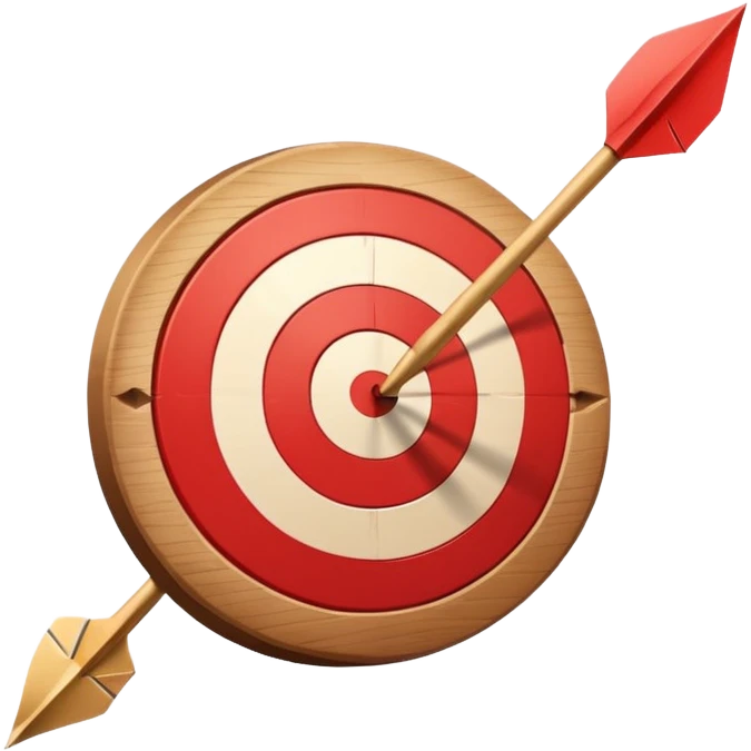 target and arrow emoji
