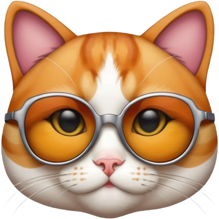 Cat wearing sunglasses emoji