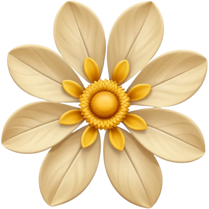 flower beige emoji