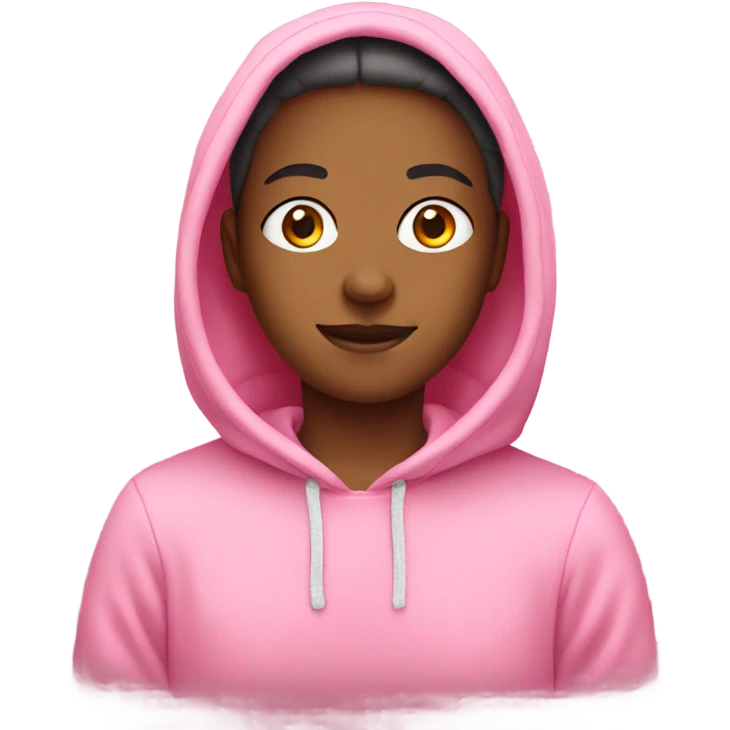 Sweatshirt pink emoji