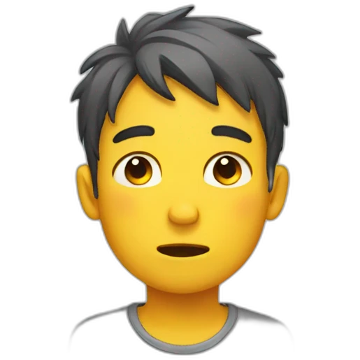 Tired boy emoji
