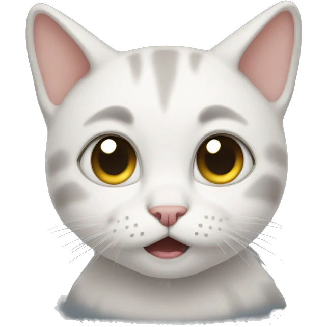 Crying small cat emoji