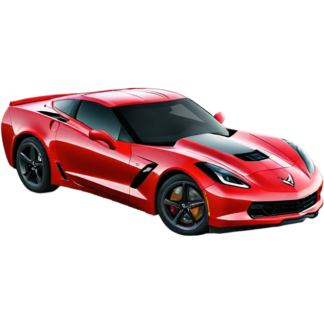 C6 Corvette with wings emoji