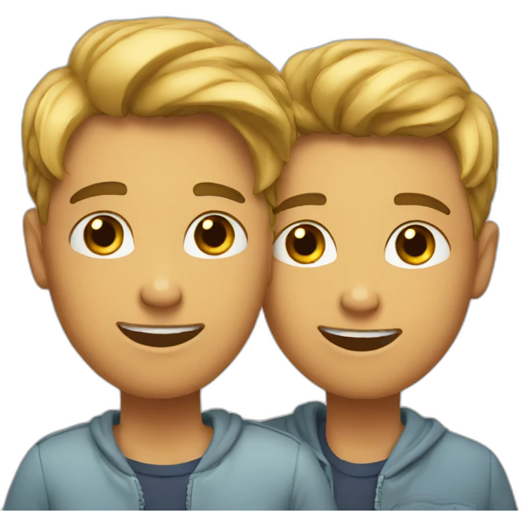 Teen gay couple emoji
