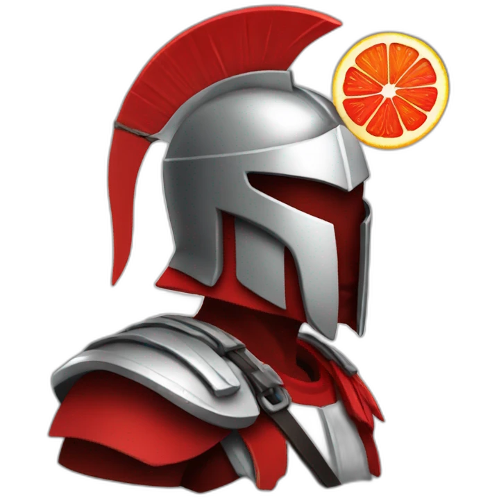 Red Spartans with a coktail emoji