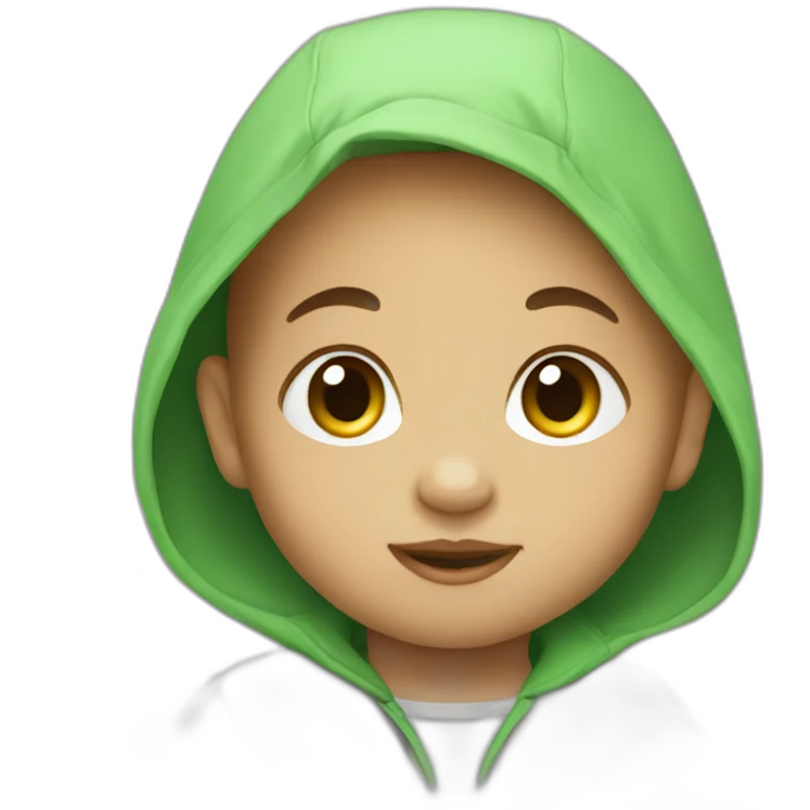 Baby green  emoji