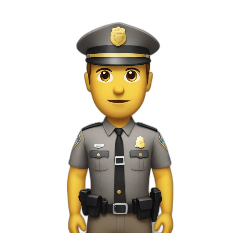 highway patrol emoji