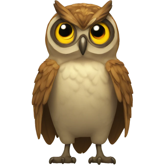buho musculoso emoji