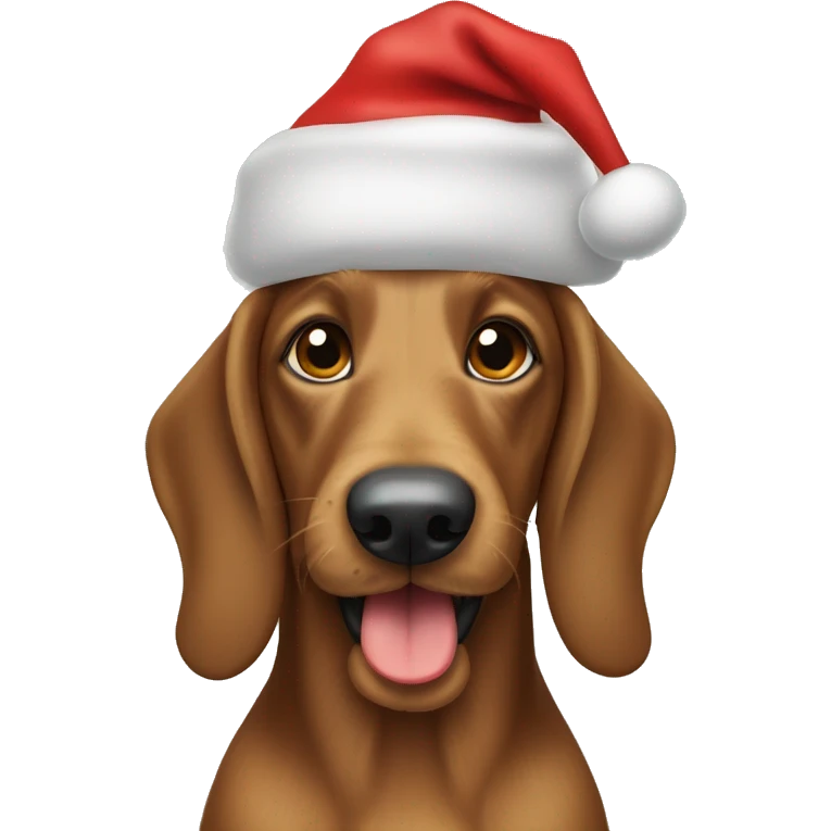 Dackel mit weihnachtspulli emoji