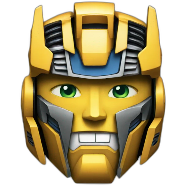 Transformer face emoji