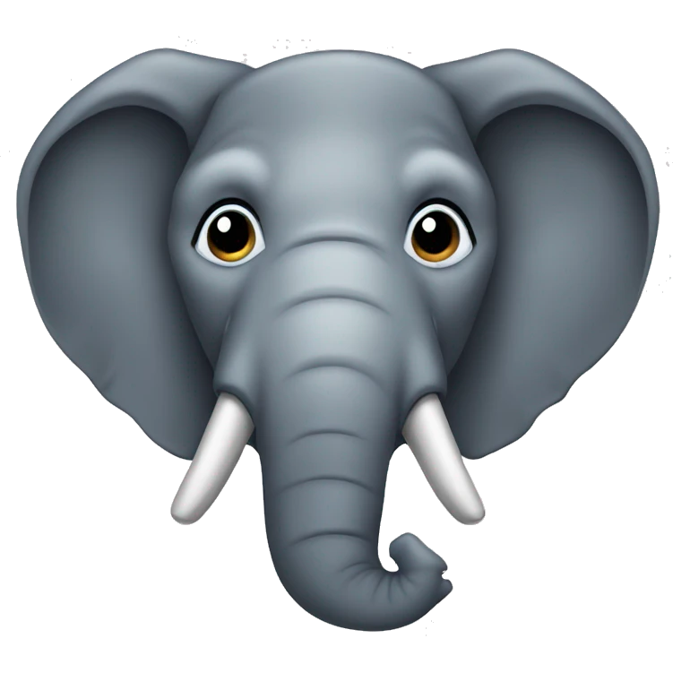  elephant head animal emoji