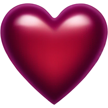 burgundy bright heart shining emoji