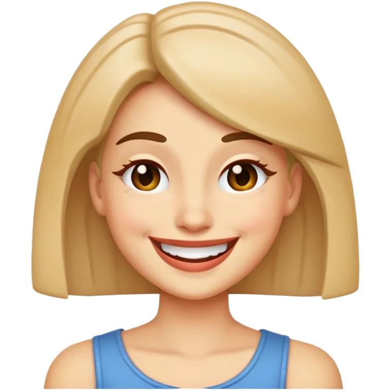 Lisa Manoban guiñando el ojo. emoji