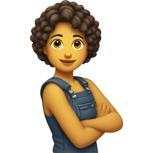 Chica alta besándose con chico bajo emoji