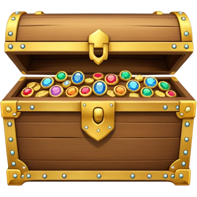Treasure chest with open lid emoji