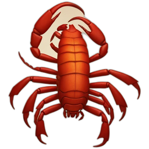 red scorpion emoji