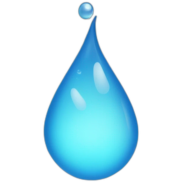 water drop emoji