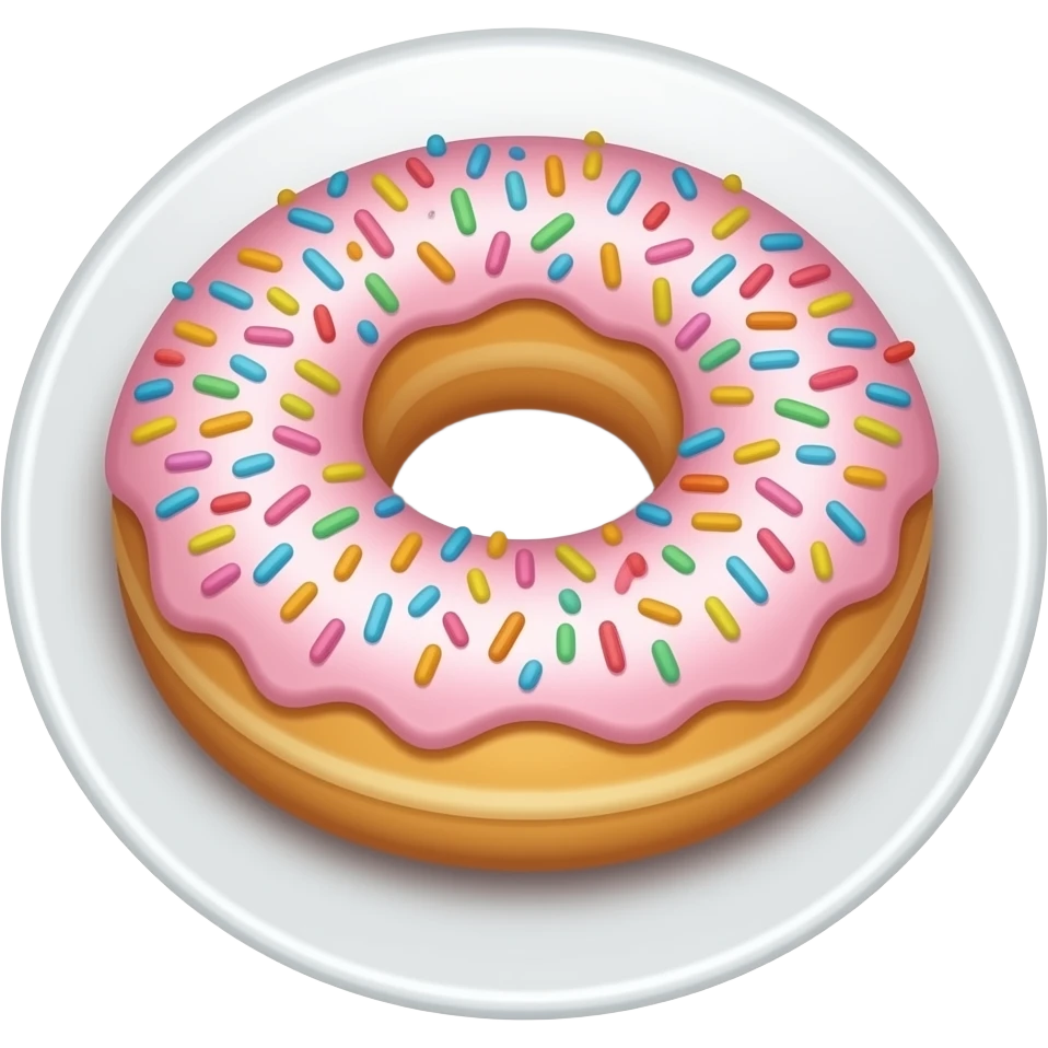 Sugar sprinkled donuts emoji