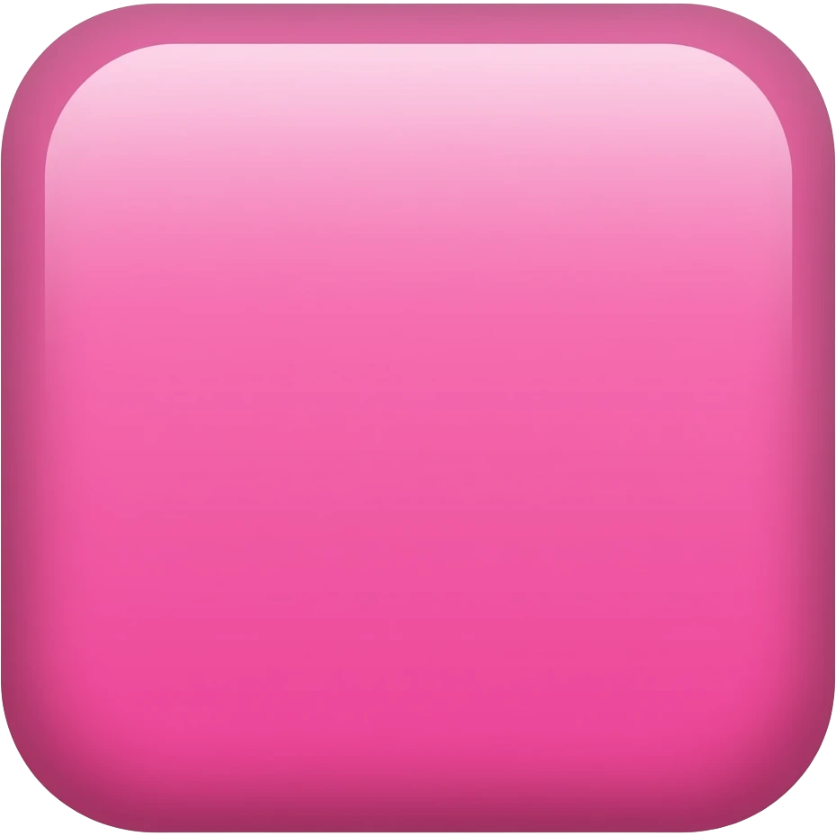 Pink square emoji make the corners sharp emoji