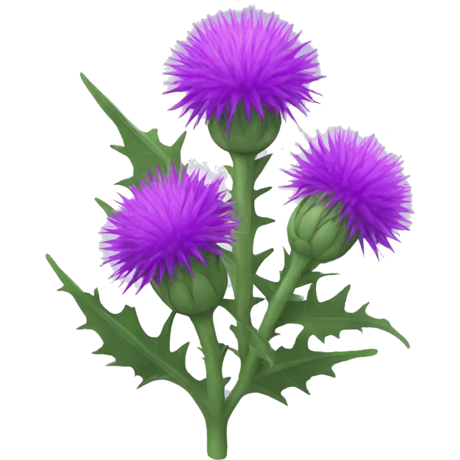 Emoji thistle emoji
