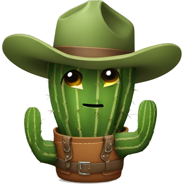 cactus gunslinger emoji